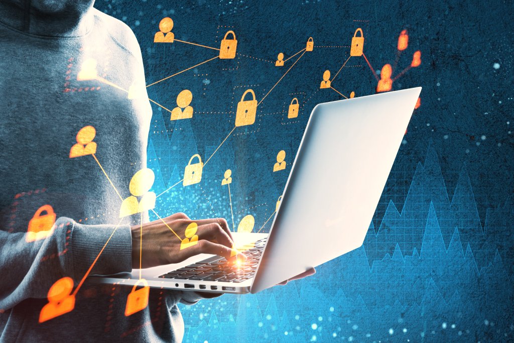 Réseau de nœuds symbolisant la prolifération des identités machines