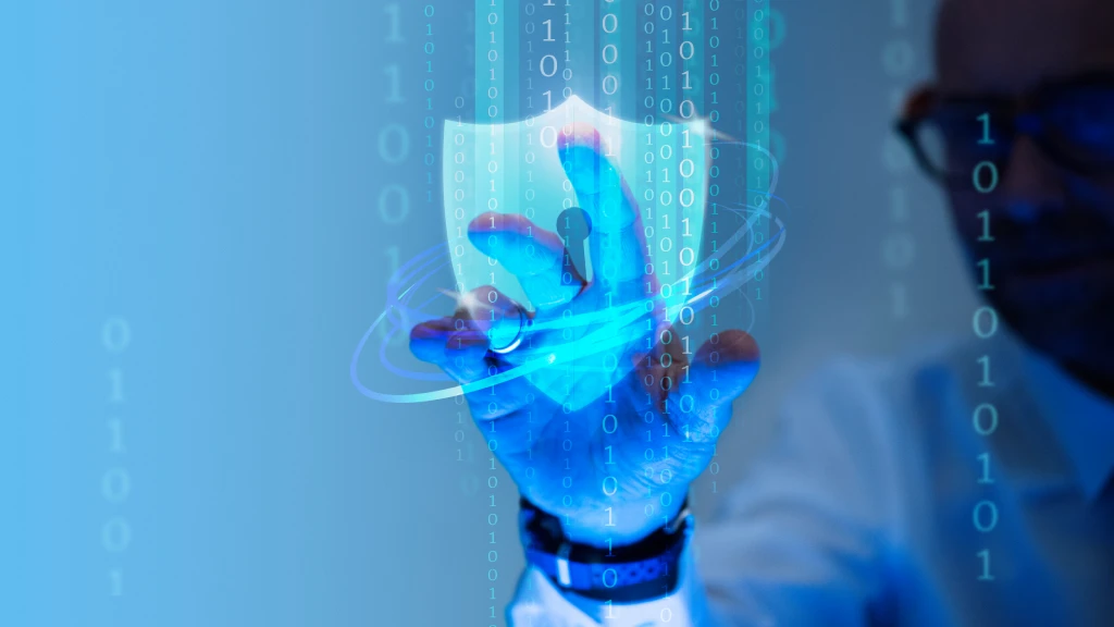 Bouclier numérique symbolisant la sécurité des identités machines